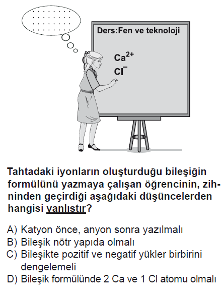 V KONU: Kimyasal Tepkimeler Girenlerde hangi elementten kaç tane var ise ürünlerde de aynı elementten aynı sayıda bulunmalıdır. Girenlerde; Cl - bileşiğinin formülü CaCl olacaktır.