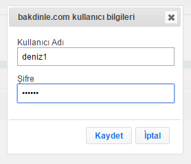 Sekmenin en altında Sistem bilgilerini Göster adlı bir linke tıklanarak BaK ile ilgili sistem bilgileri görülür.