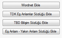 Şekil 3: Sözlük Oluşturma Aşaması 3.4 Yazılımın Oluşturulması Yazılım.NET için geliştirilmiş güçlü bir dil olan C# ve bilinen en iyi derleyicisi Visual Studio kullanılarak oluşturulmuştur.