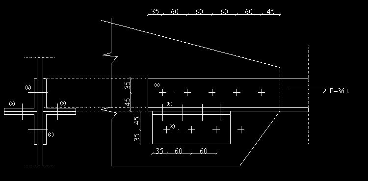 Gerekli bulon adedi: n= S = 36