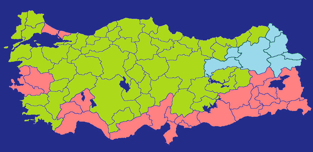 Elektrik Dağıtım Özelleştirmeleri - 1 A B C Devri gerçekleşmiş (Toplam 52 il) Devir