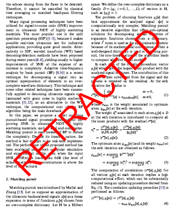 İntihal belirlenen makaleler ScienceDirect veritabanından