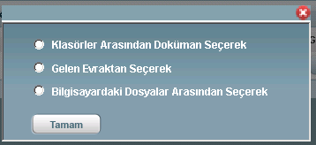 Şekil 19.2: Evraka ek ekleme görüntüleme alanı Şekil 19.