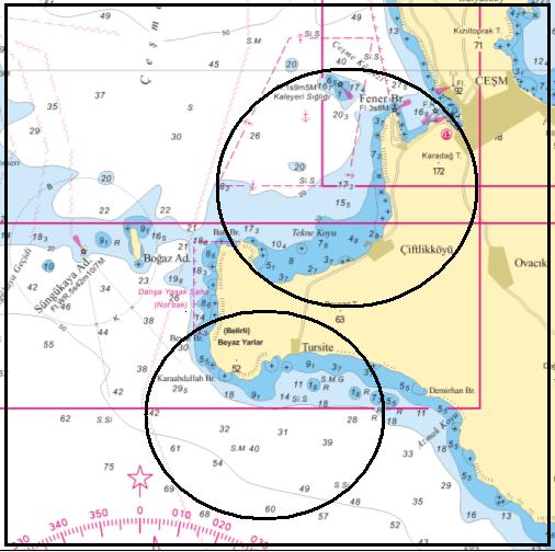 EK B - TAYK/DOĞU EGE YELKEN HAFTASI ROTALARI KOYĠÇĠ YARIġLARI ROTASI (16-17 Temmuz 2013) Tekne Koyu veya Karaabdullah Burnu yakınlarındaki bölgede kurulacaktır.