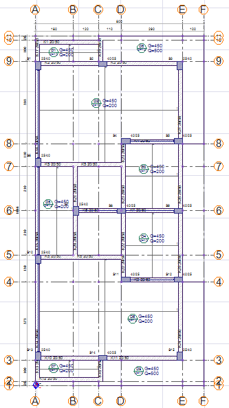 14 8.3 Yapının Güçlendirilmesi Yapıya aşağıdaki kat planlarında gösterildiği gibi A-A, 4-4, 6-6 ve 8-8 akslarına çelik diyagonaller eklenerek