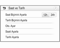 Göstergeler ve kumanda birimleri 83 Dış hava sıcaklığı 3 C'nin altına düştüğünde, Sürücü Bilgi Sisteminde (Driver Information Center) bir uyarı mesajı görünür.