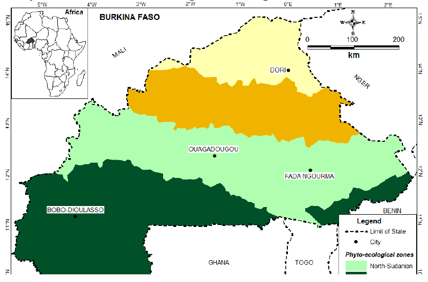 4.2. Orman Varlığı ve Üretilen Orman Ürünleri (Odun ve Odun Dışı Ürünler) Burkina Faso ormanları neredeyse kıtanın 235 milyon olan kırsal nüfusu ve yüzölçümünün % 43 ü üzerinde hakim olan Afrika kuru