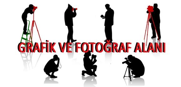 ALANLARIMIZ Grafik ve Fotoğraf alanı altında yer alan dalların yeterliklerini kazandırmaya yönelik, eğitim ve öğretim verilen alandır.