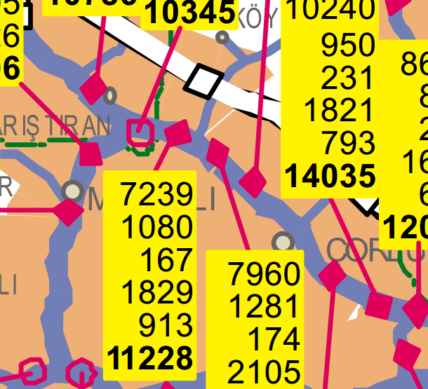 (Kaynak: www.kgm.gov.tr) Şekil-16: Karayolları Hacim Haritası(2011) Planlanan projenin inşaat ve işletme aşamalarında kullanılacak yollar ile ilgili olarak, 18.10.