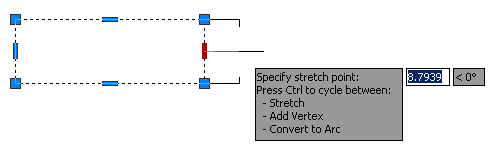 1.3.6. Stretch Komutu Nesneleri germek veya taşımak için kullanabileceğiniz bu komutu aşağıdaki yöntemlerden biriyle kullanabilrsiniz.
