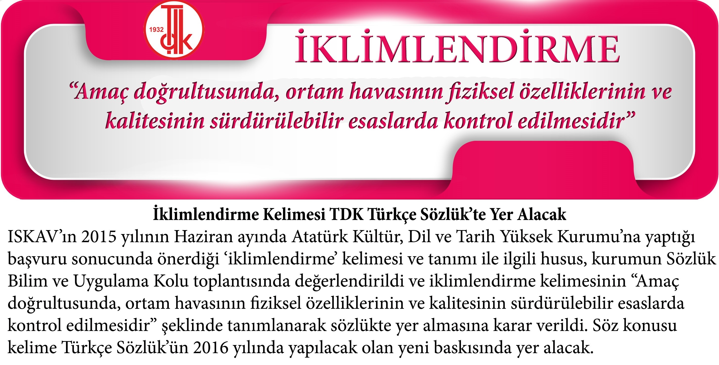 Vural Eroğlu Röportaj 4 ISKAV Bursiyer Ziyaretleri 5 İSKİD Mali Genel Kurul 6 Fuar Teknik Komite Toplantısı 7 2016 İklimlendirme Sektörü 7