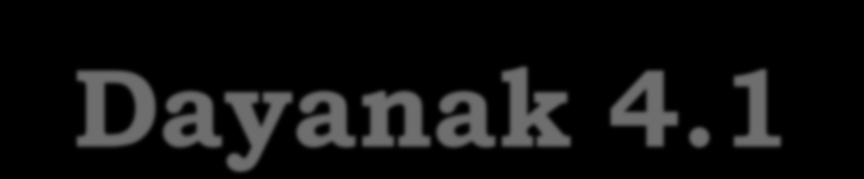 Dayanak 4.1 İnovasyon; kuruluşun ürün ve hizmetleri, örgütsel yapısı, işleyişi veya iş modeli ile ilgili olabilir.