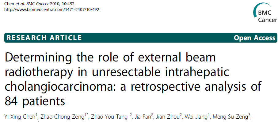 İntrahepatik kolanjiokarsinom-radyoterapi 1998-2008, 84 hasta, retrospektif inceleme 35