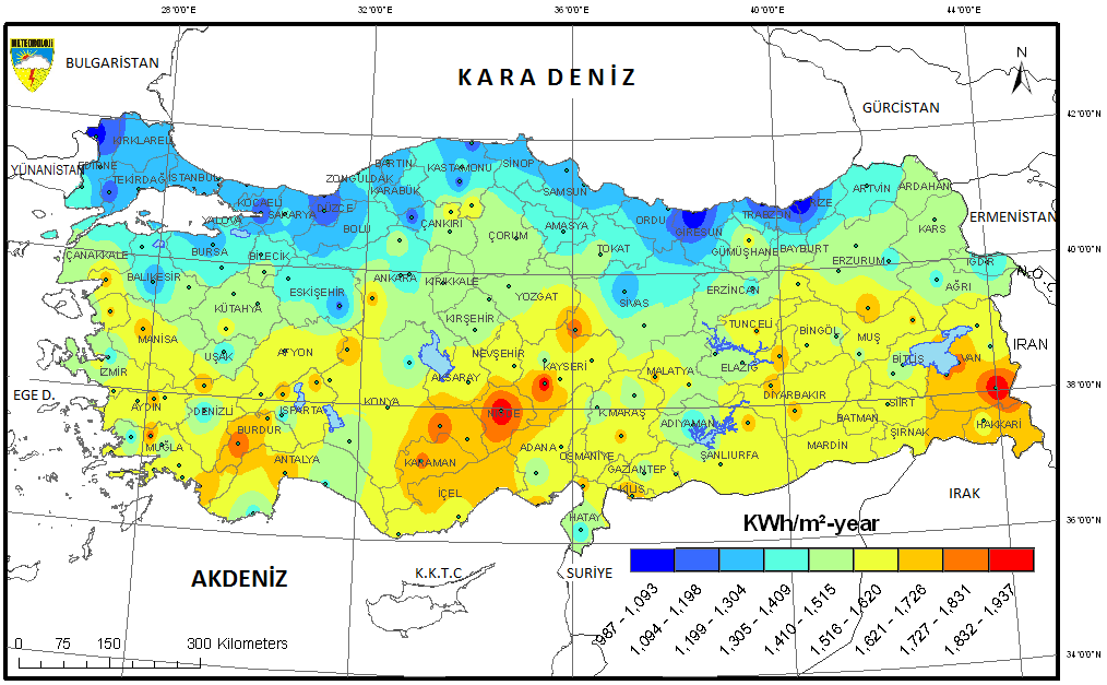 II. Meteorolojik Uzaktan Algılama Sempozyumu, 3-5 Kasım 2015, Antalya Korelasyon katsayısı aşağıda verilen Pearson çarpım-moment korelasyon katsayısı formülü ile hesaplanmıştır [9]: (3) 3.