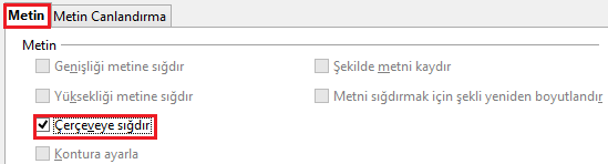 Gölge sekmesine geçelim. Konum, gölgenin metne göre yerini belirler. Metnin hemen altında olmasını istediğimiz için aşağıdaki noktayı seçtik.