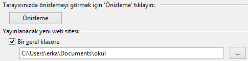 Yanda resimde gösterilen ayarlardan sayfamızda olmasını istediğimiz özelliklerin başına onay işaretini koymak yeterlidir.