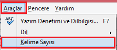 Şekil 3.4: Yazım Yardımı Eğer heceleme doğru bir şekilde çalışsa idi aşağıdaki gibi bir durum oluşurdu. Yukarıdaki pencerede heceleme ile ilgili ek özellikler gösterilmektedir.