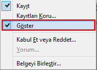 3.8. Değişiklikler Sizin için önemli olan sayfanın başkaları tarafından değiştirilmediğinden emin olmak isteyebilirsiniz. Bunun için bir kaç yöntem mevcuttur.