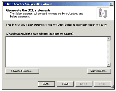 ADO.NET 2009 2010 Seçtiğimiz pencerede 3 seçenek vardır. Birincisi, Insert, Update ve Delete SQL ifadeleriniz SELECT konutu ile oluşturulacağını söyler.