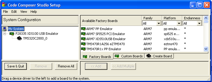 70 Şekil 5.3 Code Composer Studio Setup programı 5.5 Motor Yön ve Hız Kontrolü Daha önceki bölümlerde de anlatıldığı gibi doğru akım motorları birkaç yol ile sürülebilir.