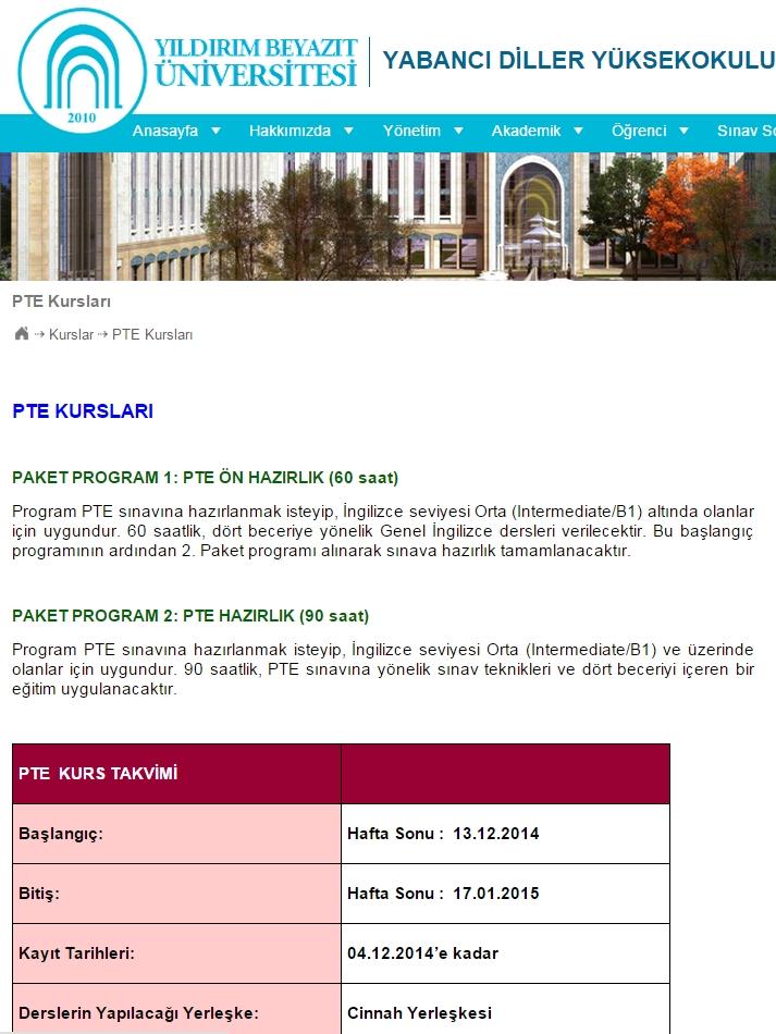 5.6- Dil Kursları Yabancı Diller Yüksekokulu, dil yeteneğini geliştirmek isteyen (kurum içi / kurum dışı) adaylara