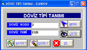 Bu ekranda daha önceden açılmış kullanıcıları bulmak için ya liste butonundan yada kullanıcı adını yazıp enter tuşuna basarak bulabilirsiniz.