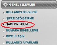 5.e.2 ŞİFRE DEĞİŞTİRME Şifre değiştirme sayfasına giriniz.