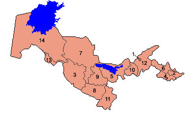 Özbekistan Devlet Dili Özbekçe olarak kabul edilmiģtir.