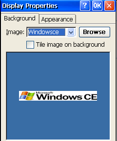 8.3.4 Display Bu bölümde Argox PT 60 el terminaline yüklü Windows CE.NET 5.