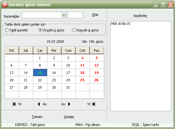 doğrultusunda özel mahsup fişlerinizi otomatik olarak oluşturabileceksiniz.