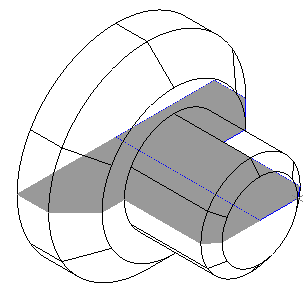 Ya da Stock setupdan Solid entity seçilir.select Entity düğmesine basılarak ekrandaki katı modelin geometrisi seçilir.ok tuģuna basıldığında kütük seklini aģağıdaki gibi çıkarır. ġekil 1.2:b.