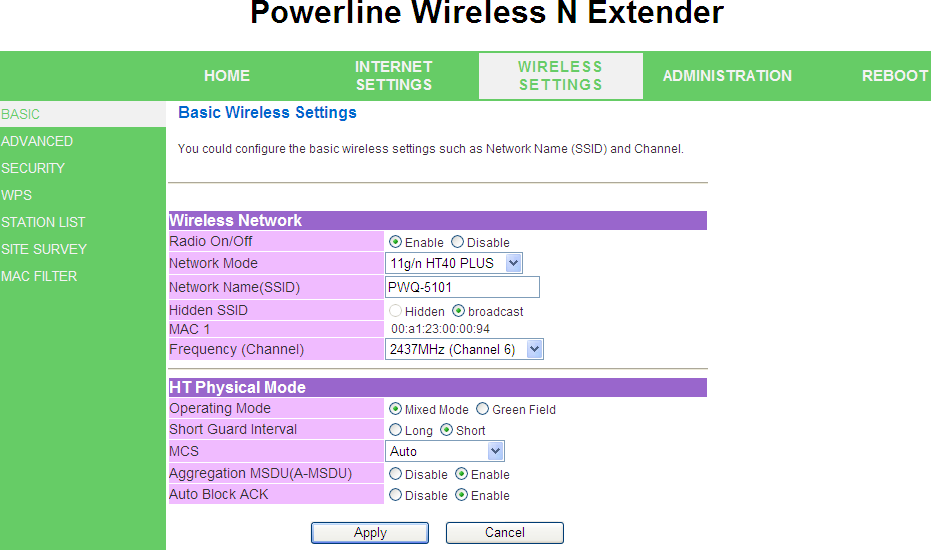 Kablosuz Ağ Başlık Yayın Açık/Kapalı Ağ Modu Kablosuz Yayın Adı (SSID) Gizli SSID BSSID Frekans (Kanal) Tanım Kablosuz fonksiyonunu etkinleştirebilir ya da devre dışı bırakabilirsiniz.