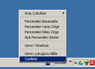 Başlat menüsü özellikleri ayarlama