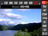 Fotoğraf Eğitseli Kontrol Panelini Kullanma Kontrol paneli fotoğraf makinesi ayarlarını yapılandırmak için kullanılabilir. [8] [2] [4] [6] 1. KAYIT modunda [SET] düğmesine basın. [SET] 2.