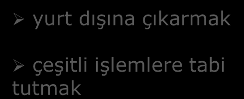 Suç Gelirlerinin Aklanması Malvarlığı: Para, değeri para ile temsil edilebilen taşınır veya taşınmaz, maddi veya gayri maddi her türlü mal ve haklar ile bunlar üzerindeki hakları tevsik eden her