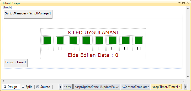 UYGULAMA FAALİYETİ UYGULAMA FAALİYETİ Web Programlama dili ile 8 bit veri elde etmek.