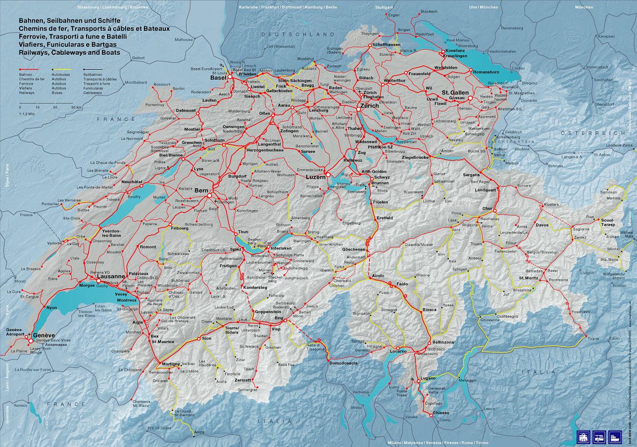 İSVİÇRE DE HIZLI TREN İsviçre Yüksek Hızlı Tren Hatları 2 7 İsviçre Yüksek Hızlı Tren Hatları ve Özellikleri Hat Yıl Max. Op.