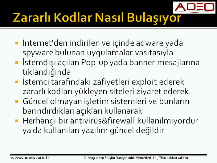 Zararlı Kodlar