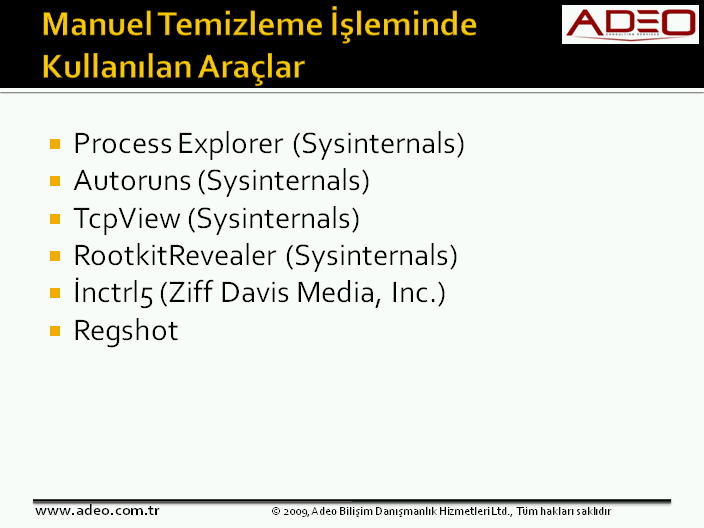 Manuel Temizleme İşleminde