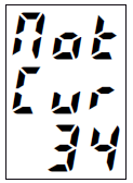 Redüktör motorun çektiği akımı gösteren ekrana eriģmek için Artırma butonuna - "A" (ġekil 1) basınız. Standart ekrana dönmek için 30 saniye bekleyin veya Onaylama butonuna - "C" (ġekil 1) - basın. A1.