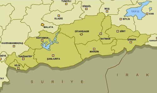 BİLAL KURT Gaziantep ilinin Kilis, Nurdağı ve İslahiye ilçeleri, Kahramanmaraş ın Pazarcık ilçesinin bazı kesimleri Güneydoğu Anadolu bölgesinin sınırları içinde yer alır.