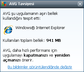 o Firewall ile ilgili tepsi bildirimlerini görüntüle (açık, varsayılan olarak) - Firewall durum ve işlemleri hakkında, örneğin bileşenin etkinleştirilmesi/devre dışı bırakılması uyarıları, olası