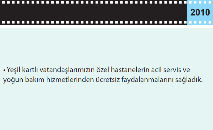 Sağlıkta DönüĢüm Programı nın