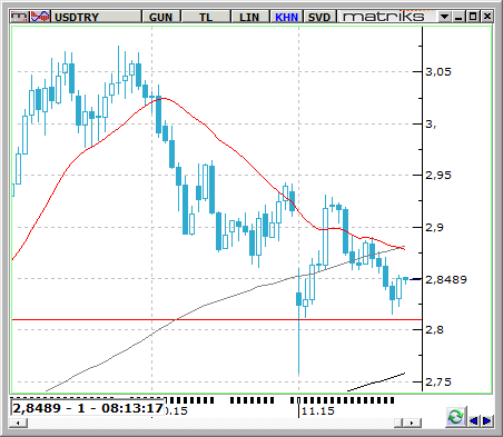 USD / TRY DOLAR/TL paritesi haftanın ilk işlem gününde Dolar Endeksinin etkisi altında kaldı.