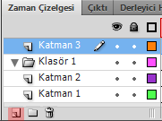 Resim 1.18: Yeni katman ekleme ÇalıĢmalarda çok sayıda katman olduğu takdirde aranılan katmanın bulunması zorlaģacaktır.