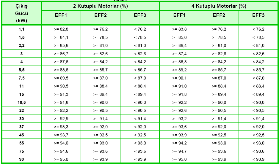 MOTOR VERİM