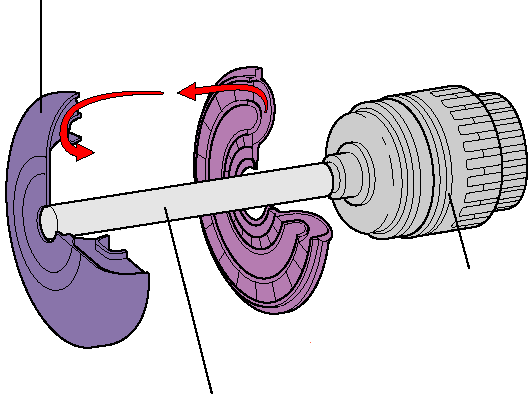 2.1 Pompa Pompa motor krank miline veya volana bağlıdır. Motordan aldığı hareket ile dönmeye başlayan pompa, tork konvertör içerisinde bulunan yağı hareketlendirir.