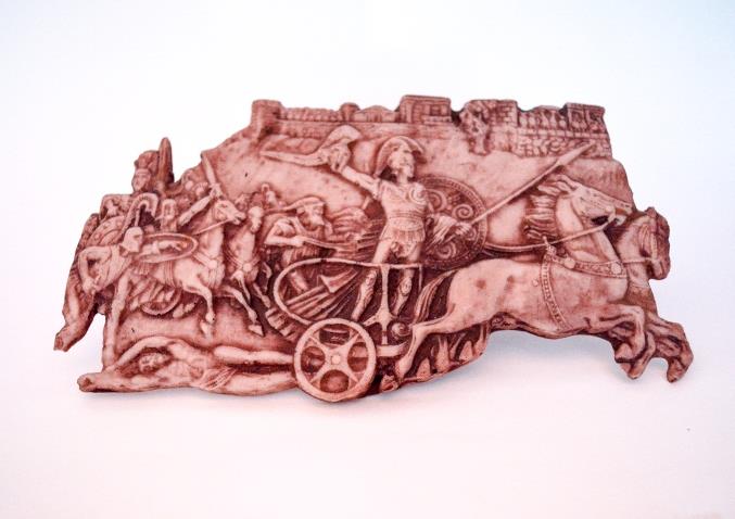MARS Boyutlar : 13,5 x 28,5 x 8 cm Fiyatı : 20 TL Yer : Vatikan Müzesi, Roma İtalya Açıklama : Savaş arabası MS 17 yy.