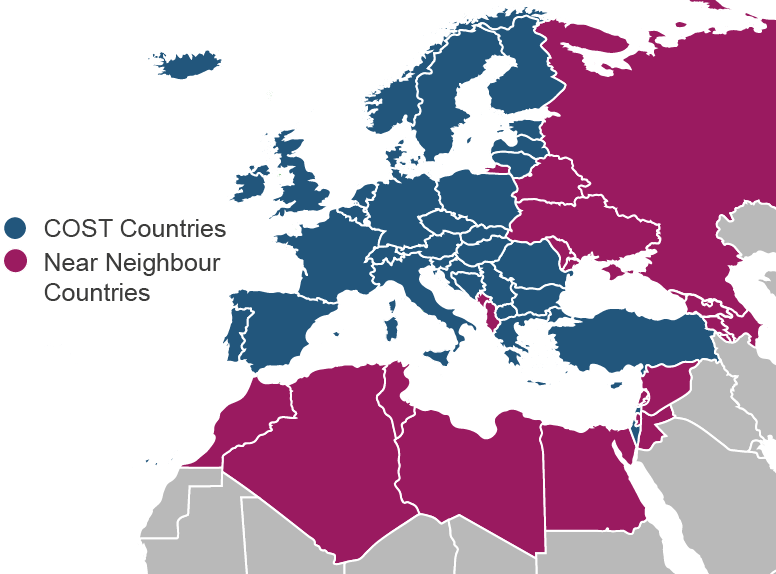 COST Yakın Komşu Ülkeleri 231 participations in running COST Actions accros 17 countries Albania (19) Algeria (6) Armenia (10) Azerbaijan (5) Belarus (5) Egypt (10) Georgia