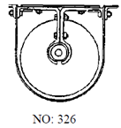 Çelik askı yatak, No:226 'ya benzer, ek olarak boyuna uzama imkanı verir.